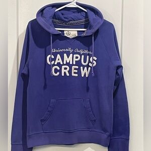 Vintage Campus Crew Ladies Hoodie (Medium)